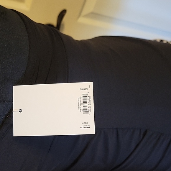 Black one piece bathing suit with ruffle skirt NWT Apt 9 - Picture 7 of 11